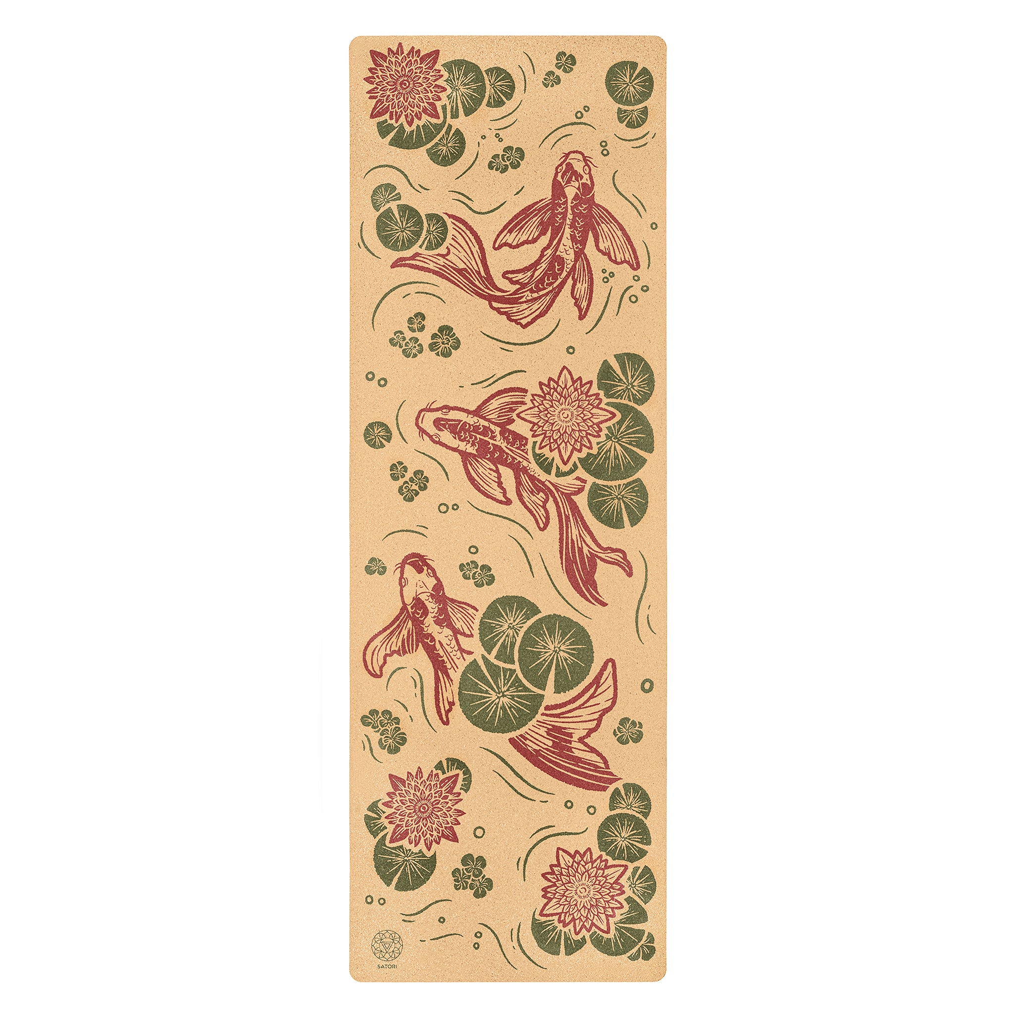 KOI Fish Cork Yoga Mat