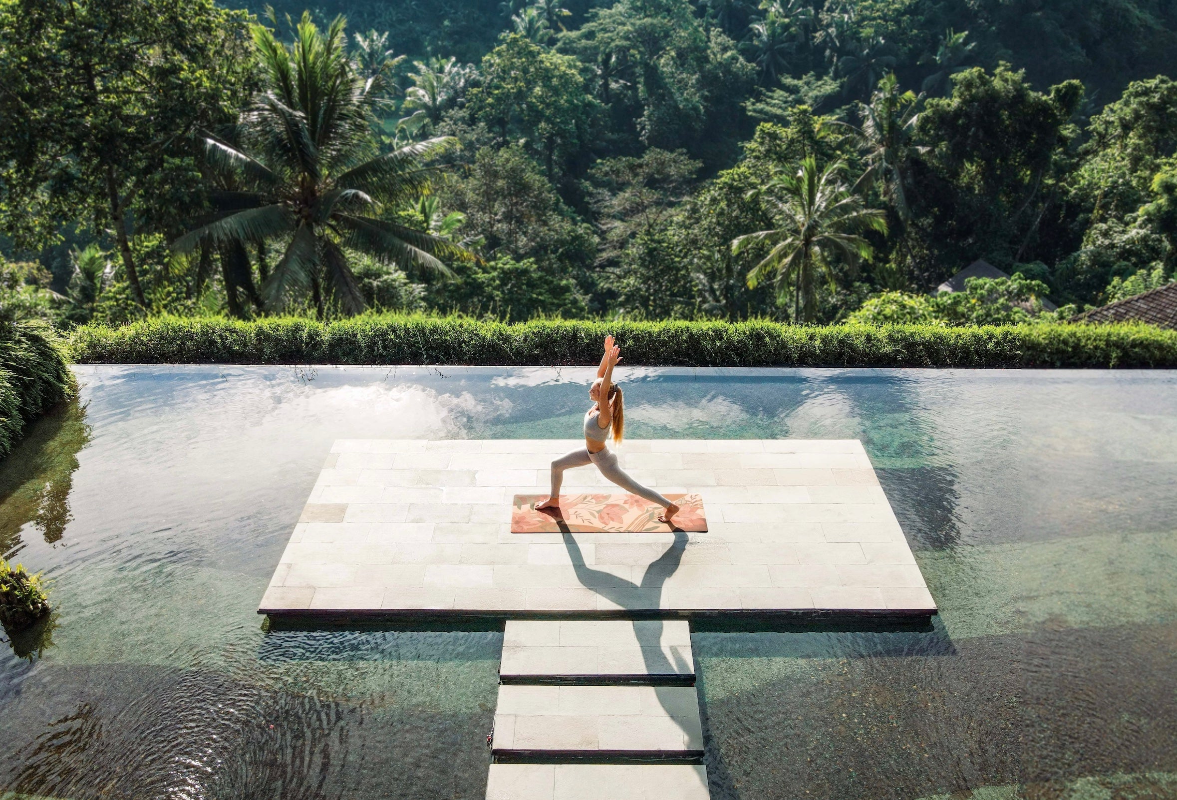 Yoga Models Satori Cork Yoga Mat in Bali
