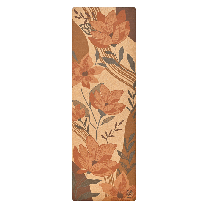 Garden of Flower Cork Yoga Mat - Satori Concept