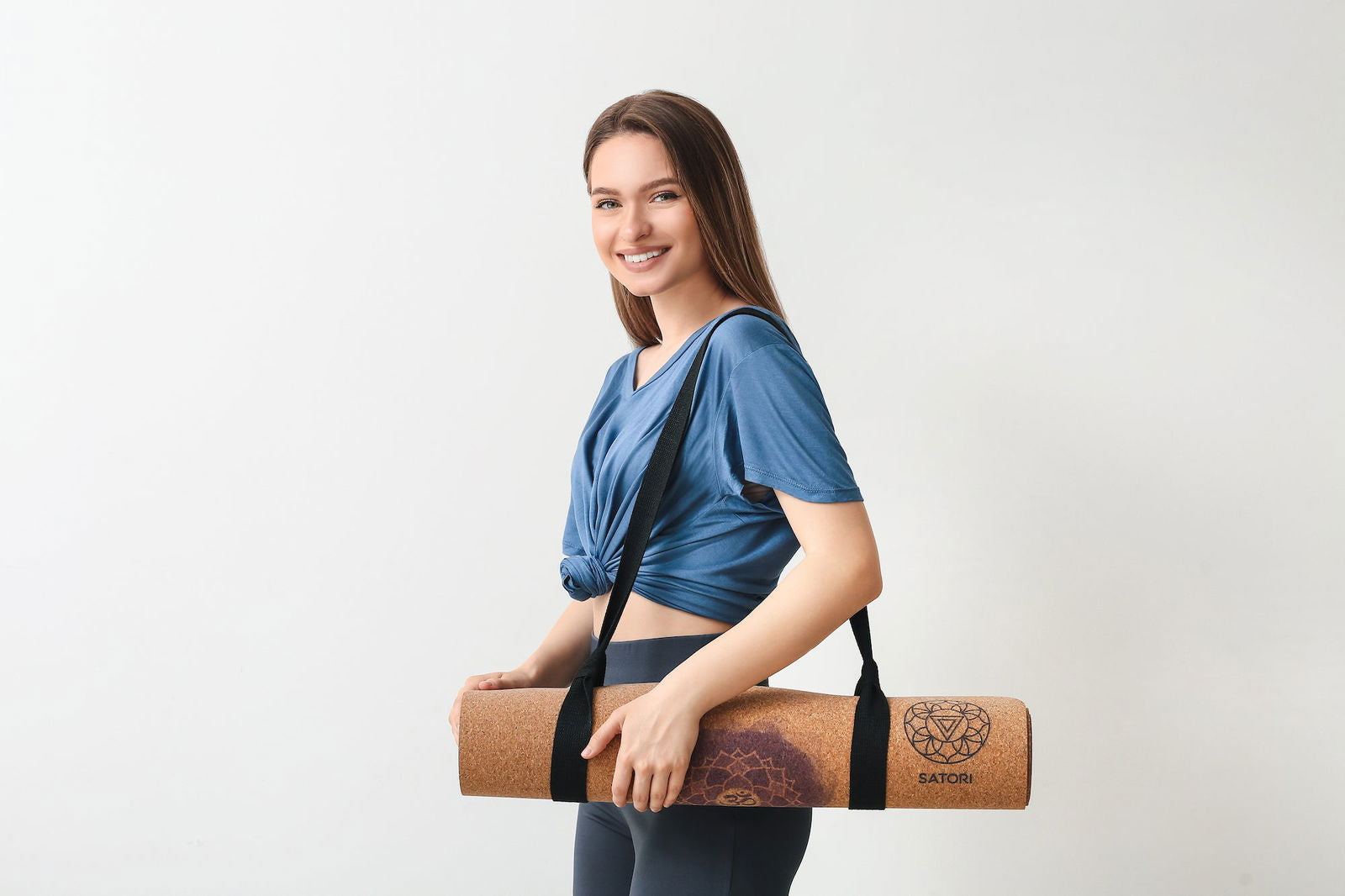 Satori Concept Yoga Mat Strap (Black) - Satori Concept