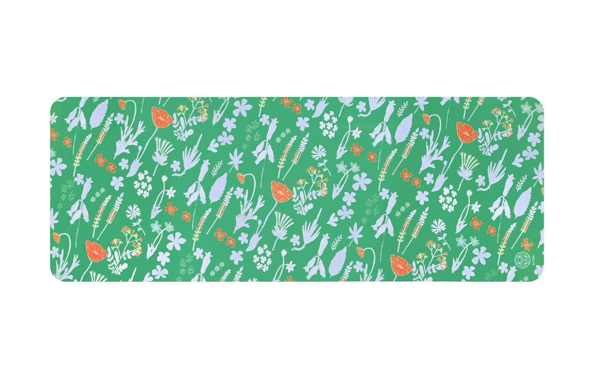 Vegan Suede Forest Yoga Mat