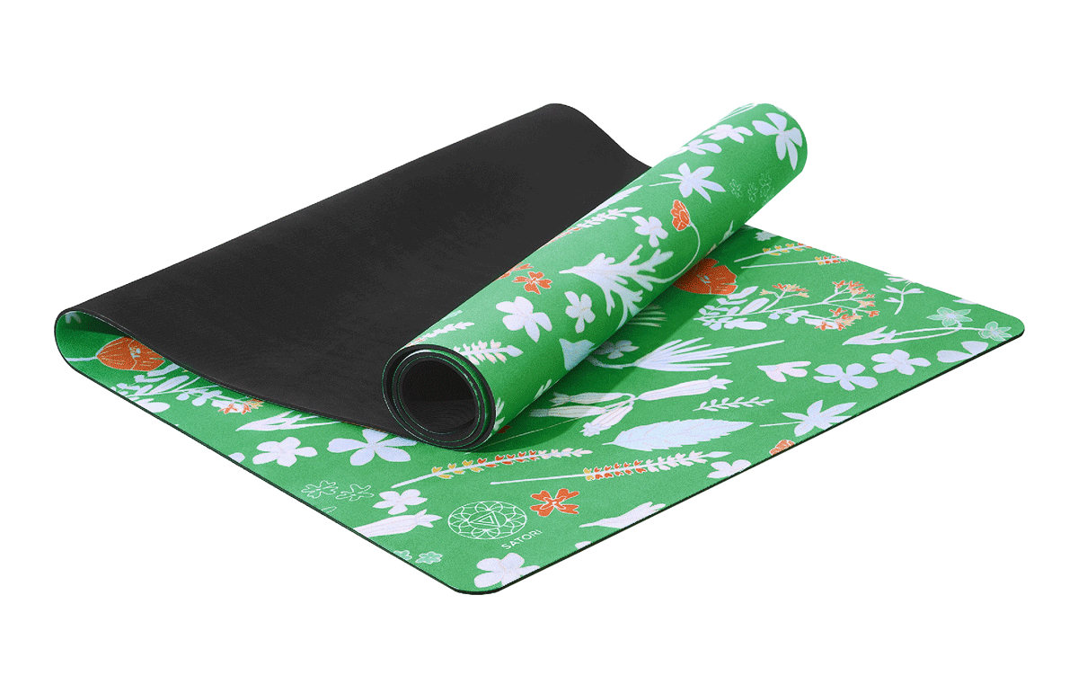 Vegan Suede Forest yoga mat