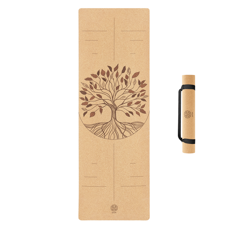 Tree Of Life Cork Yoga Mat
