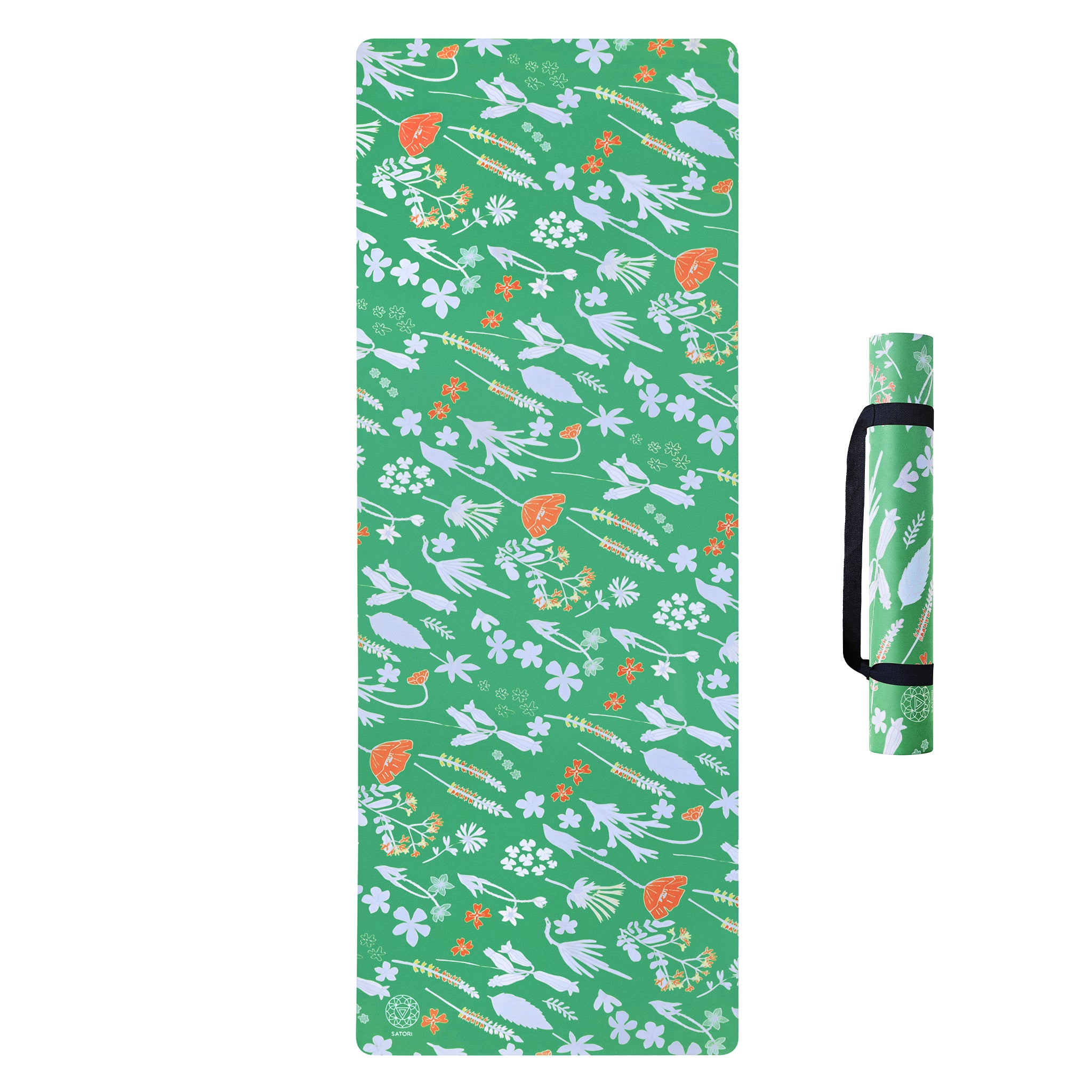 Vegan Suede Yoga Mat - Forest - Satori Concept 