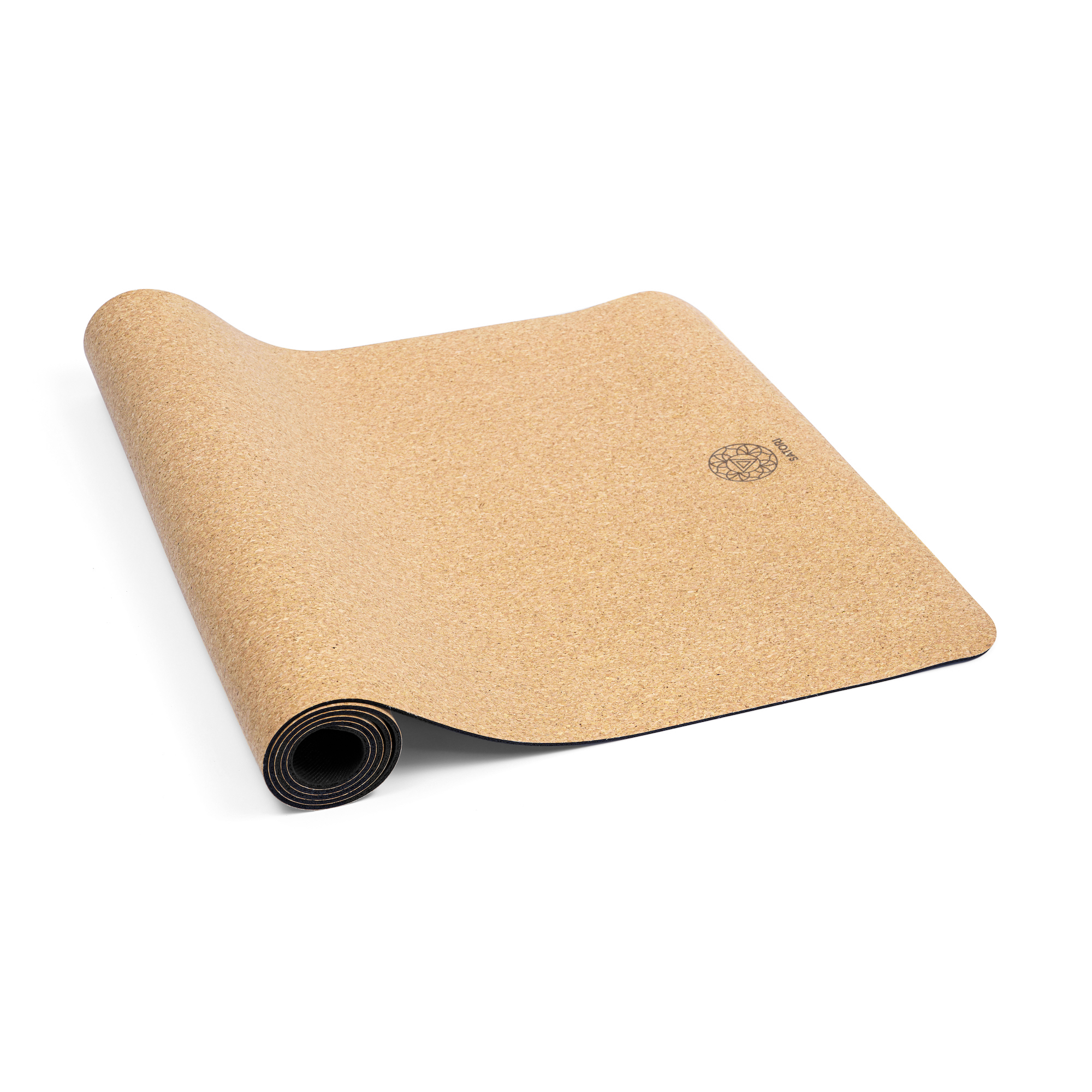 SatoriConcept Eco Cork Yoga Mat, 4mm, 72x24, Non Slip, Hot Yoga