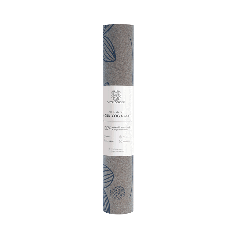 Go with the Flow Cork Yoga Mat - Satori Concept 