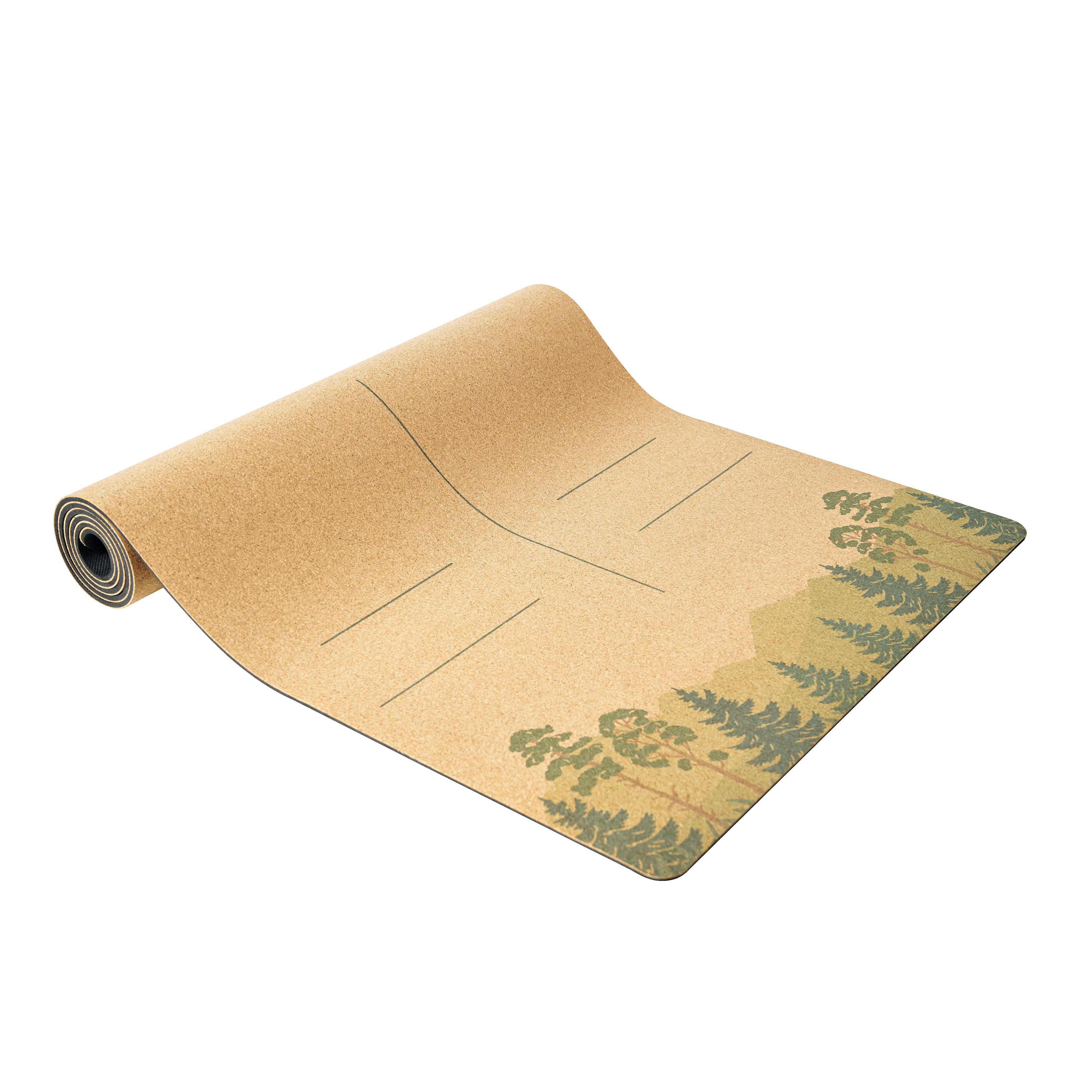 Cork Yoga Mat Phoenix Design | Satori Concept