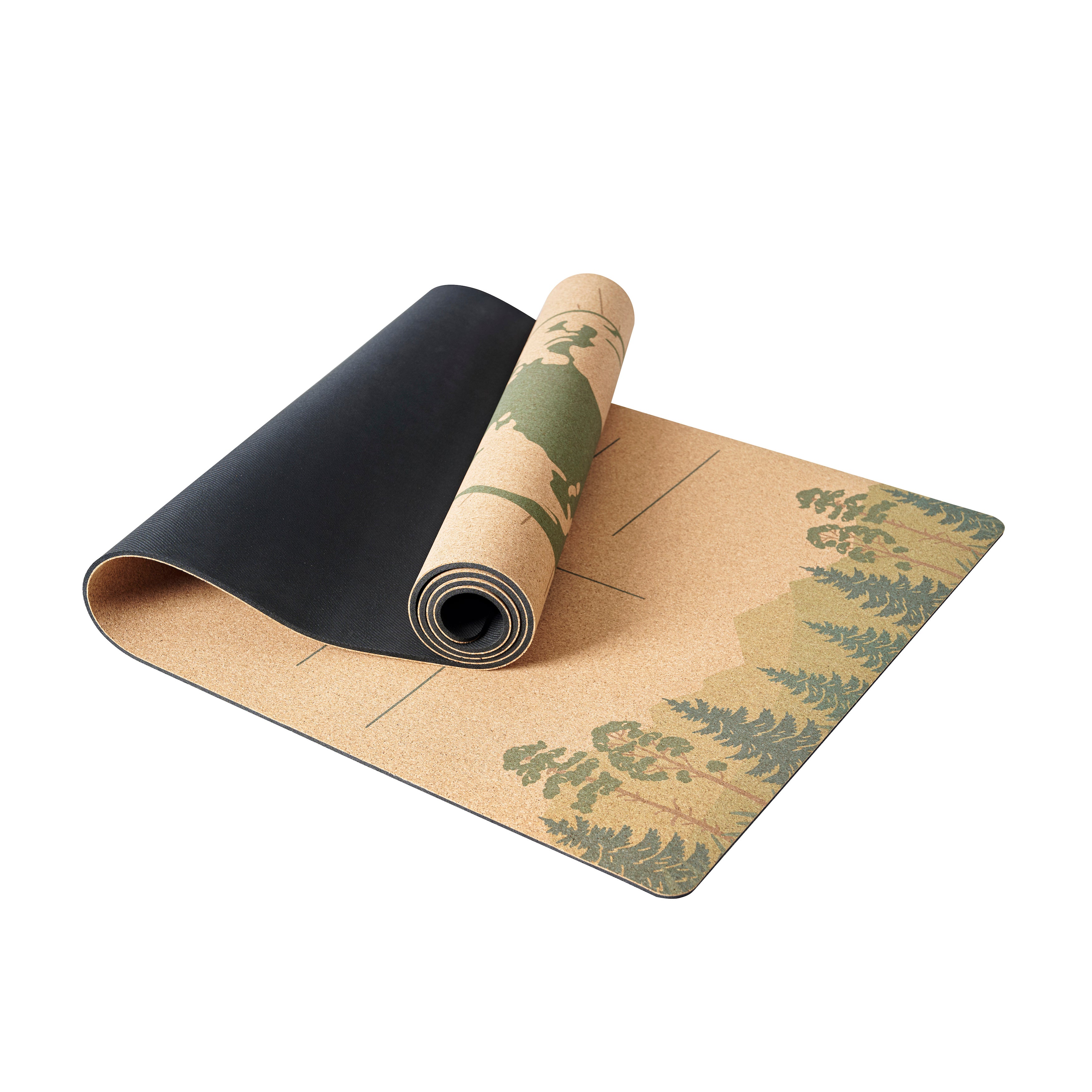 Cork Yoga Mat Phoenix Design | Satori Concept