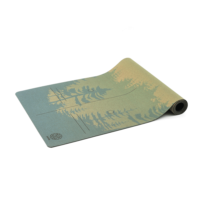 Peaceful Mountain Cork Yoga Mat - Satori Concept 