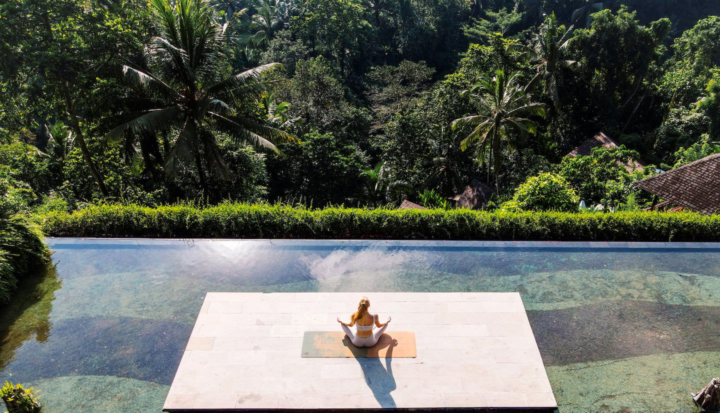 Peaceful Mountain Cork Yoga Mat - Satori Concept 
