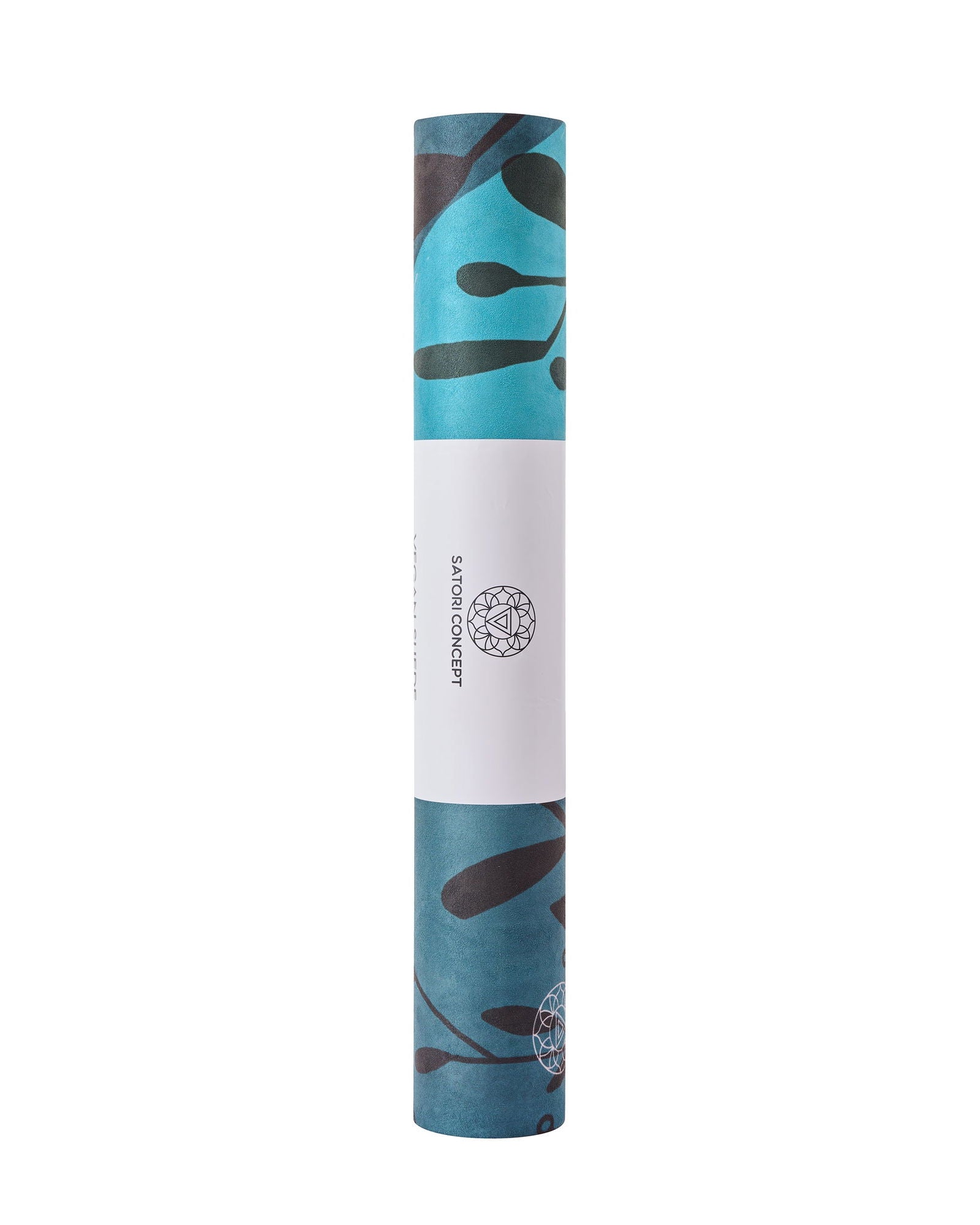 Vegan Suede Yoga Mat - River Painting - Satori Concept 
